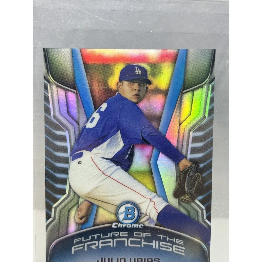 JULIO URIAS, 2014 BOWMAN CHROME,‎ FUTURE OF THE FRANCHISE MINI #FF-JU, DODGERS
